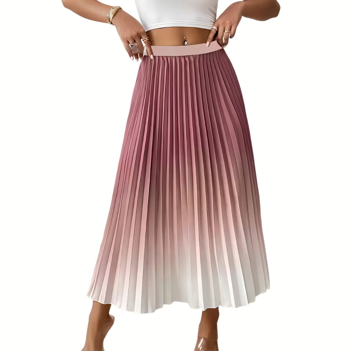 Currero Broekrok Dames Skort Skirts Skirt Rok Midi Korte Broek Culotte Wandelrok Rokje Legging M Geel