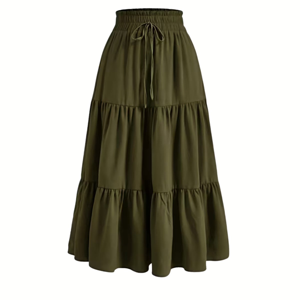 Currero Broekrok Dames Skort Skirts Skirt Rok Midi Korte Broek Culotte Wandelrok Rokje Legging Legergroen