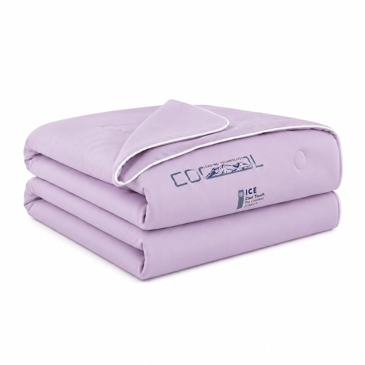 MeiLun Home Frost Veil Koel Zomerdekbed 200x230 cm – Lilac Haze – Zacht Lichtgewicht Dekbed