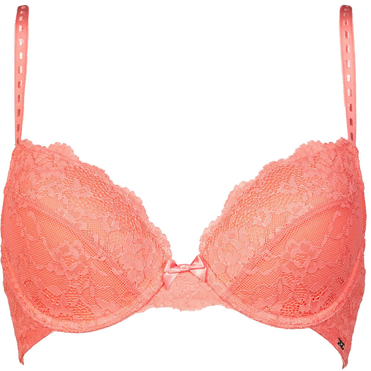 After Eden Molly Padded wire bra in recycled lace - BH - Recycled - Licht Koraal