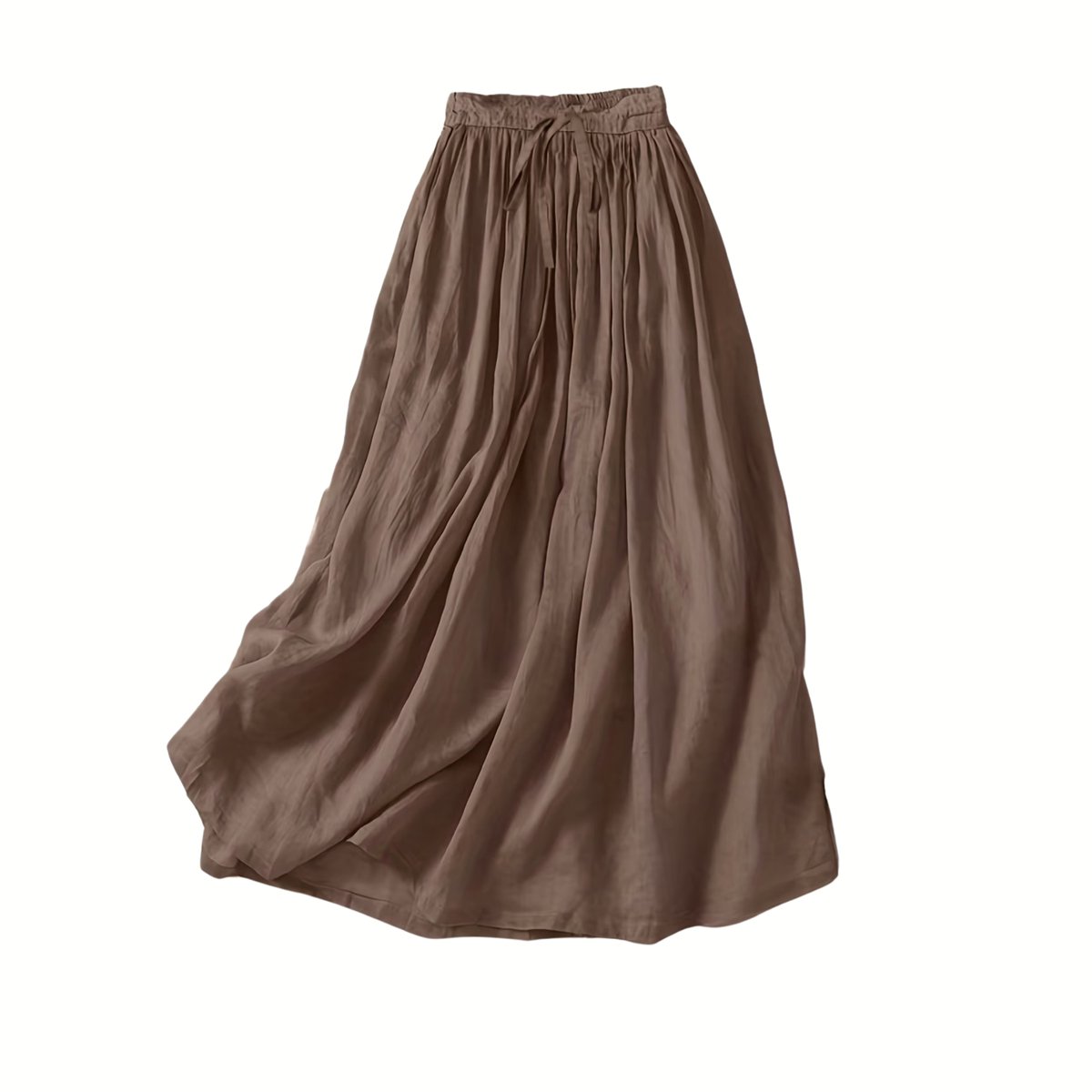 Currero Broekrok Dames Skort Skirts Skirt Rok Midi Korte Broek Culotte Wandelrok Rokje Legging M Bruin