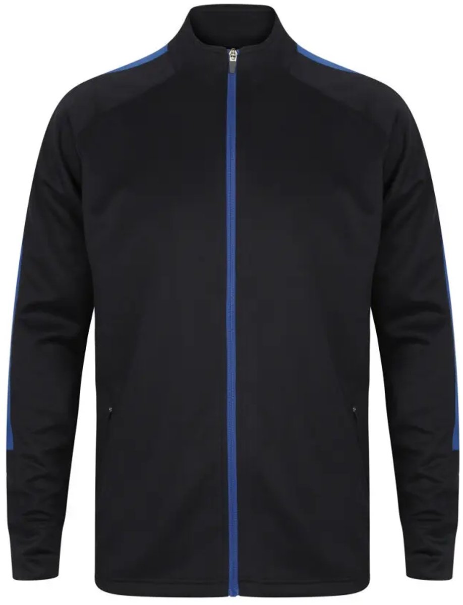 Finden + Hales Adults Knitted Tracksuit Top FH871 /Royal Marineblauw