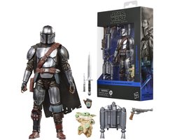 Star Wars The Black Series The Mandalorian en Grogu uit Star Wars: The Mandalorian & Grogu, Deluxe actiefiguur van 15 cm