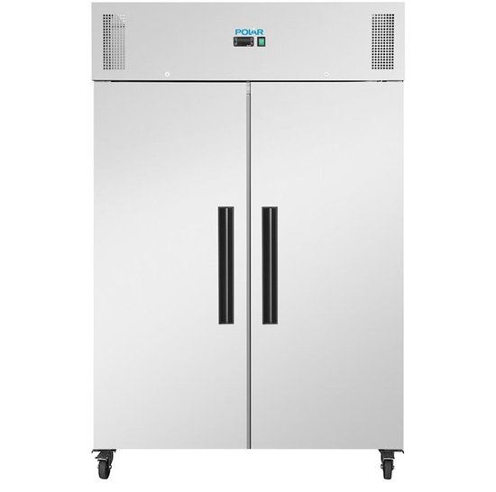 Professionele Dubbeldeurs Horeca Koelkast 1200 Liter RVS