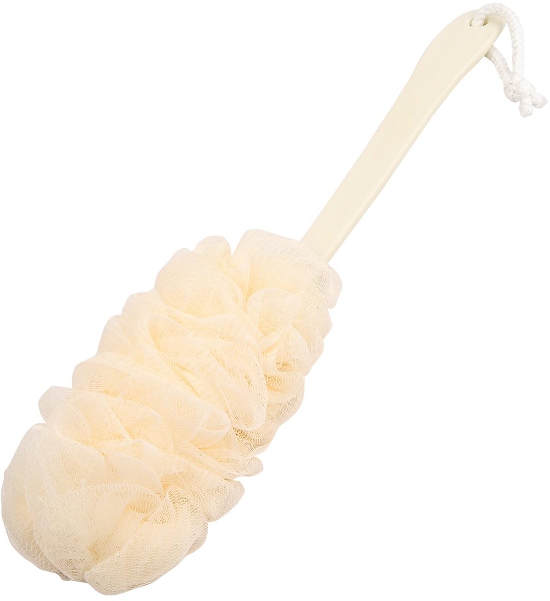 Dailygoods- Douchespons Zacht en Effectief - Rugborstel - Doucheborstel - Peeling - Exfoliëren - Comfortabel Ophangen - Badborstel
