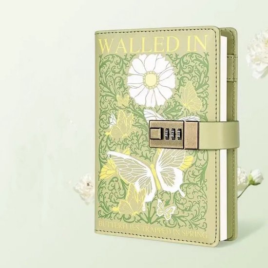 Foto: Dagboek volwassenen dagboek met code dagboek met cijferslot b6 notitieboek met cijferslot pu leren dagboek 224 pagina s 100 gsm dik papier hardcover journal reisdagboek schrijfboek persoonlijk dagboek voor school werk