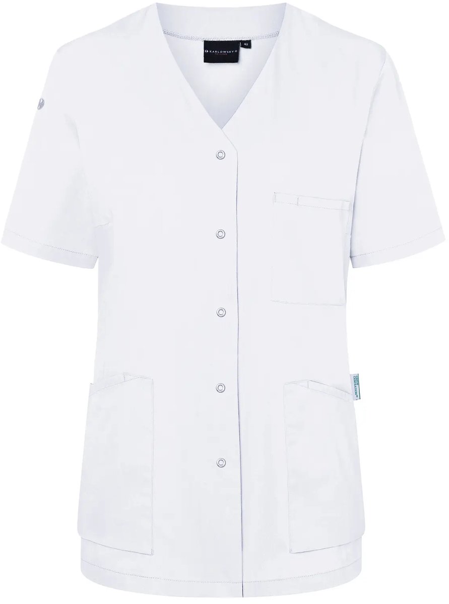 Karlowsky Shortsleeve Ladies´ Kasack Essential KY131 Wit
