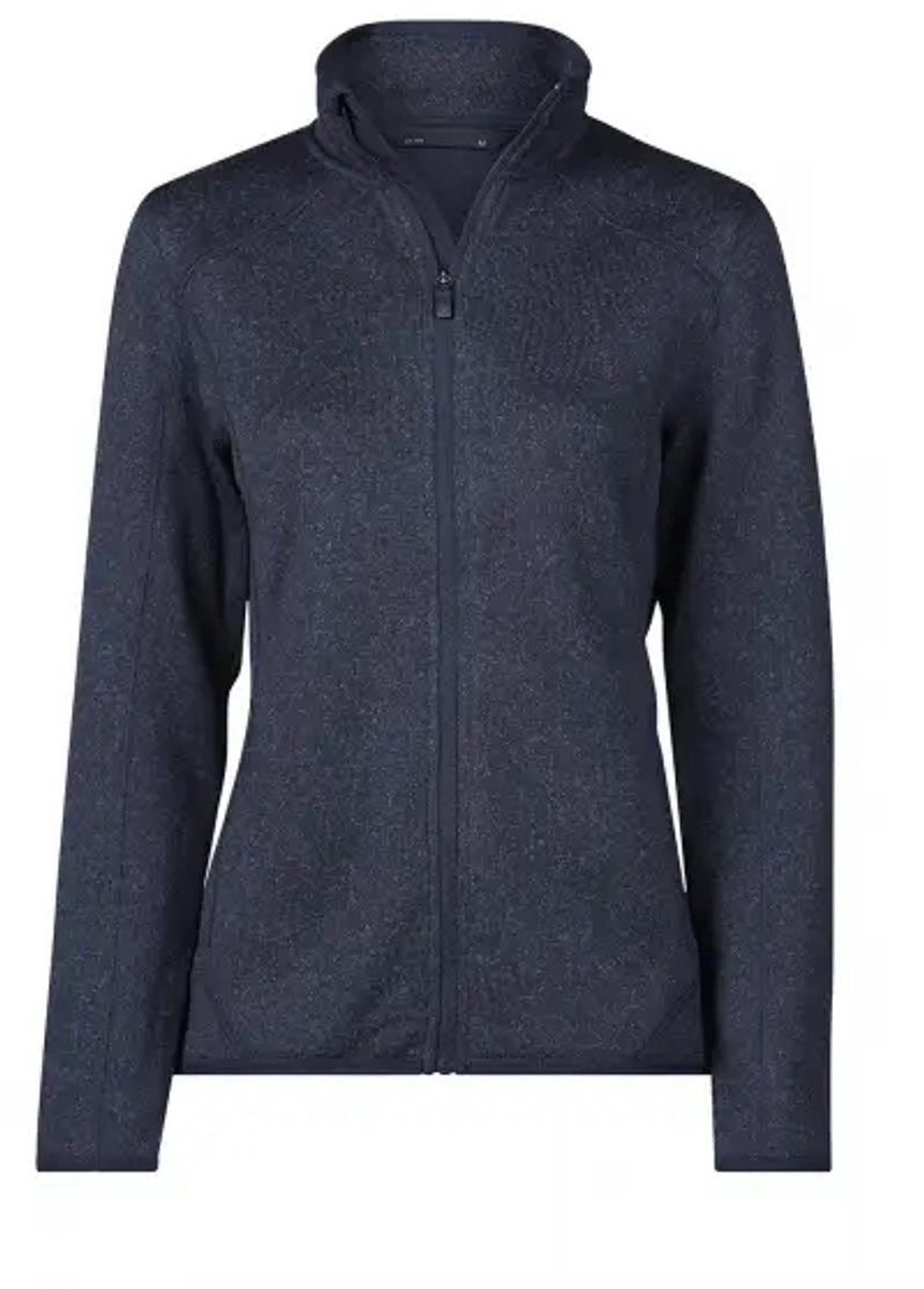 Tee Jays Women´ Outdoor Fleece Jacket Melange Marineblauw