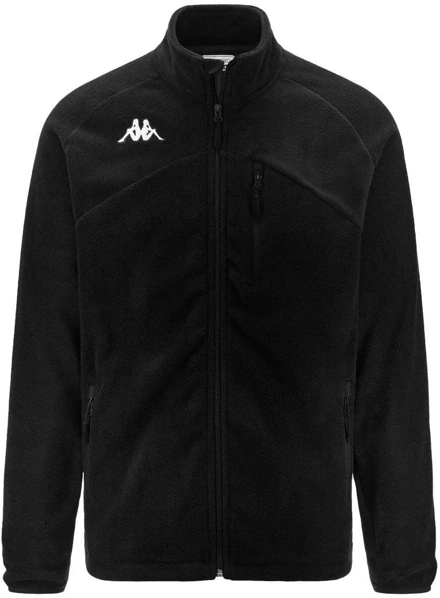 Kinder fleece met rits Kappa Viarella Zwart