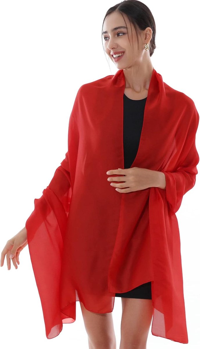 Stola feestelijke avondjurk voor dames, chiffon, sjaals doeken, pashmina, schouderdoek, zomer, bruiloft