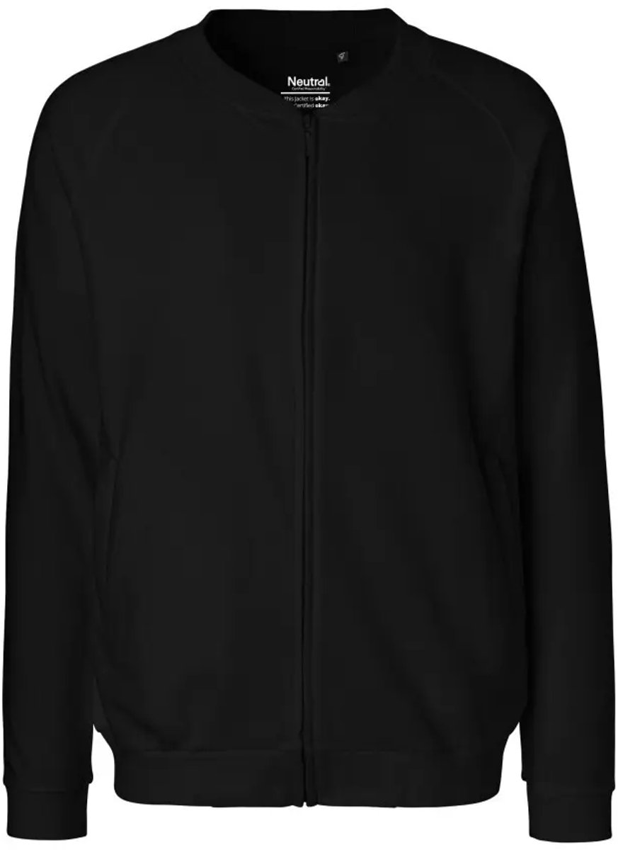 Neutral Unisex Jacket With Zip NE73501 Zwart