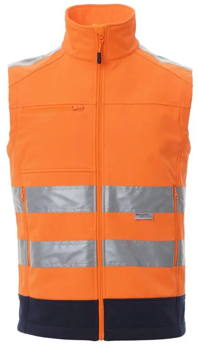 Payper Traffic - fluorescent orange/navy blue - XL