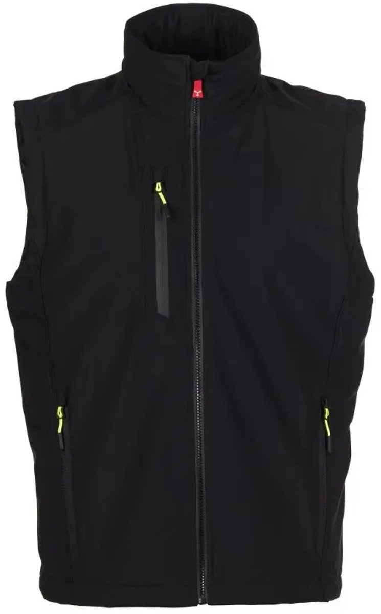 Gewatteerde soft-shell mouwloze jas Payper Wear Creek Pad Ultralite Zwart