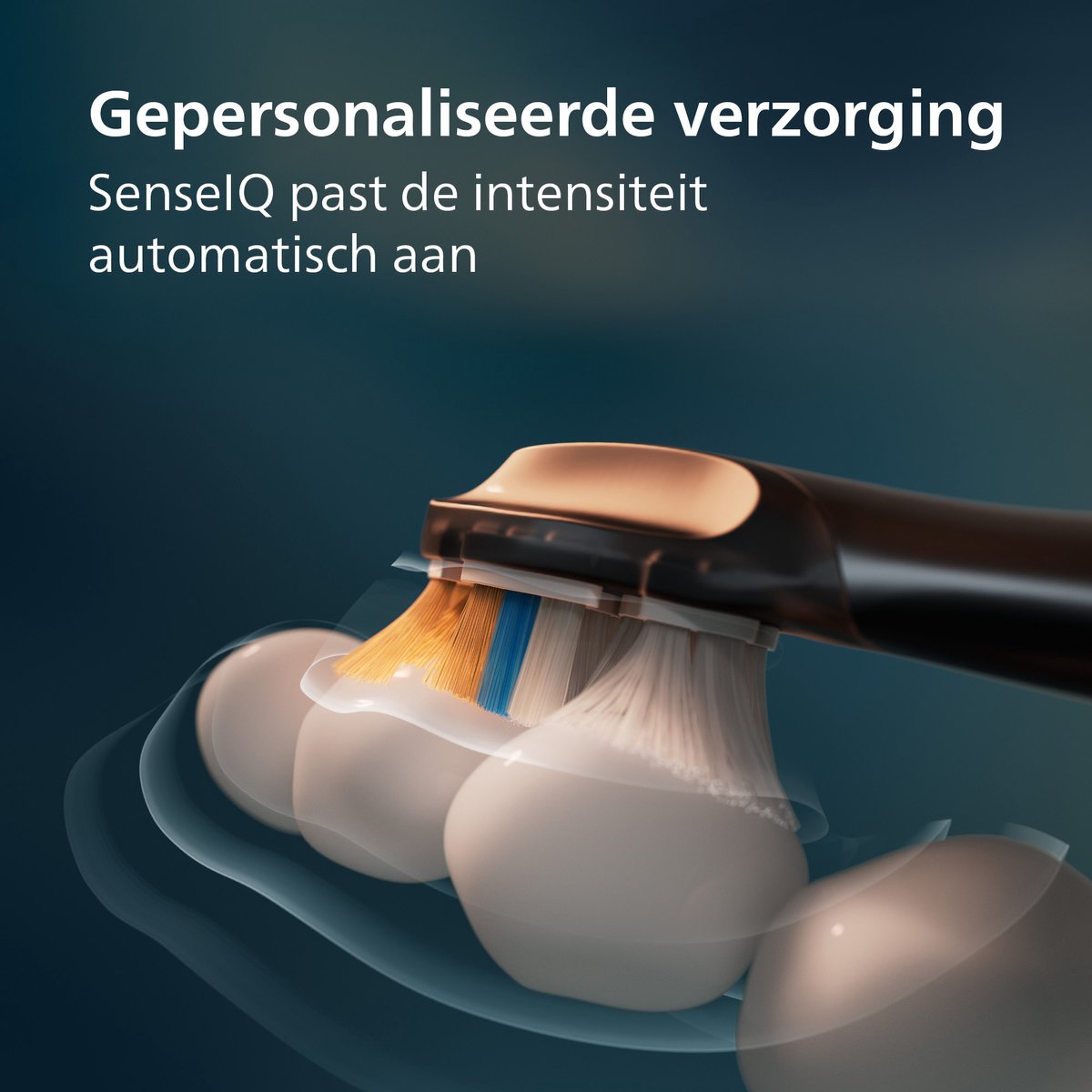 Philips Sonicare Next-Generation DiamondClean 9900 Prestige Elektrische Tandenborstel – met SenseIQ Technologie, Volledige Poetsbegeleiding en Smart Pressure Feedback, Quartz Black , HX9813/92 thumbnail 6