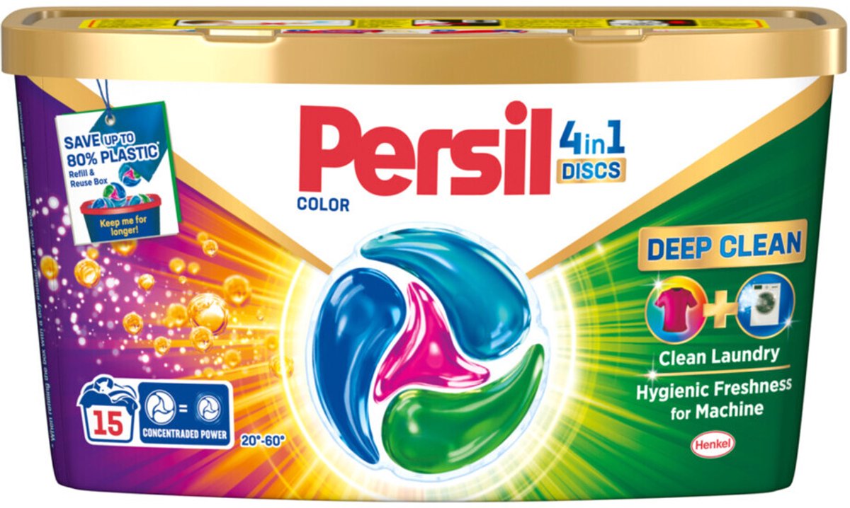 Persil Wasmiddelcapsules Discs Gekleurde Was 15 stuks