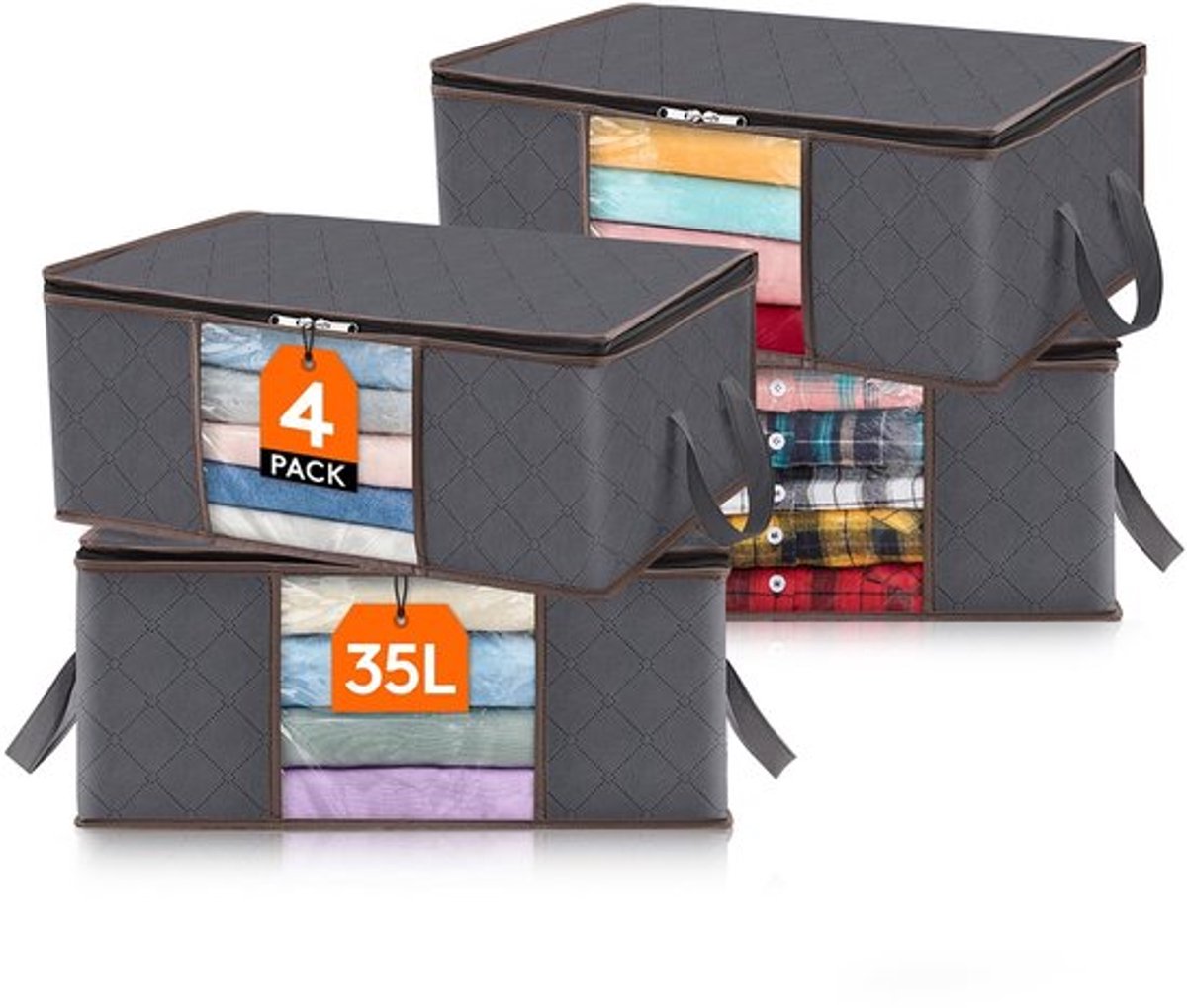 Kleding Opbergtas Dailygoody - Optuigbare Opbergtas