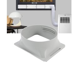 Airconditioning Afvoerslang Adapter Plat - 5,9 inch - Vierkant naar Rond Afvoerbuis Verbindingsstuk - Koppelstuk Mobiele Airco Afvoerslang - voor mobiele airconditioning