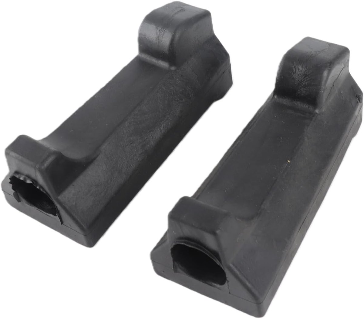 Voetsteunen Motorfiets - Treeplanken Rubber - Comfortabel Rijden - Antislip Anti-vibratie - Directe Pasvorm - Zwart