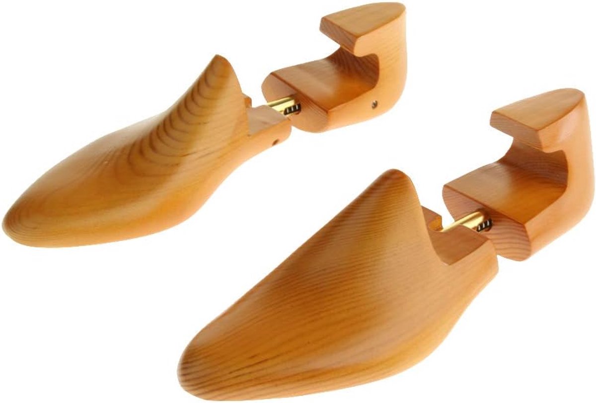 Houten Schoenbomen - Schoenspanners Paar - Schoenen Vormgeven - Verstelbaar Ontwerp - 39-46 - Natuurlijk Hout