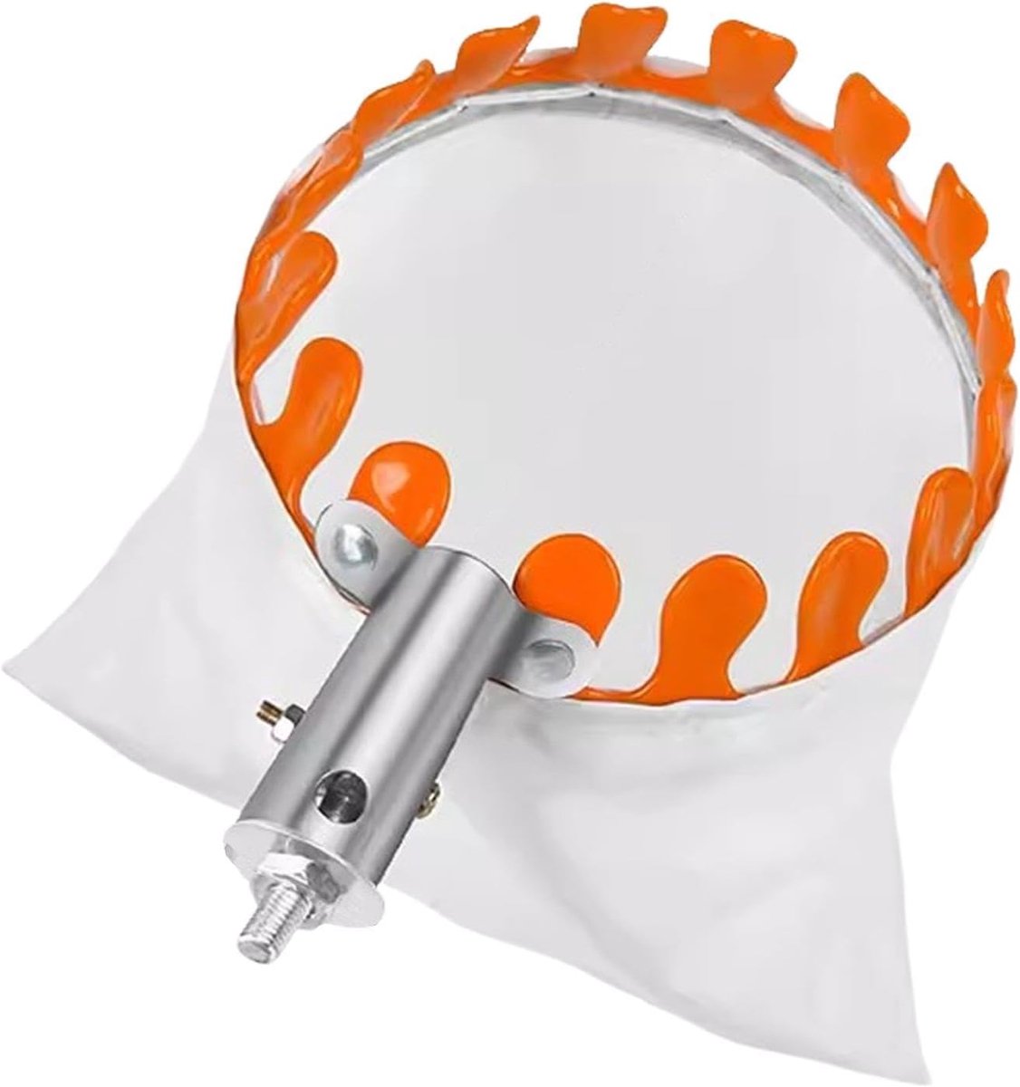 Fruitplukker Gereedschap - Oogststok Fruit - Fruit Oogsten - Getande Ring Vangt Fruit - 26 x 20 x 17 cm