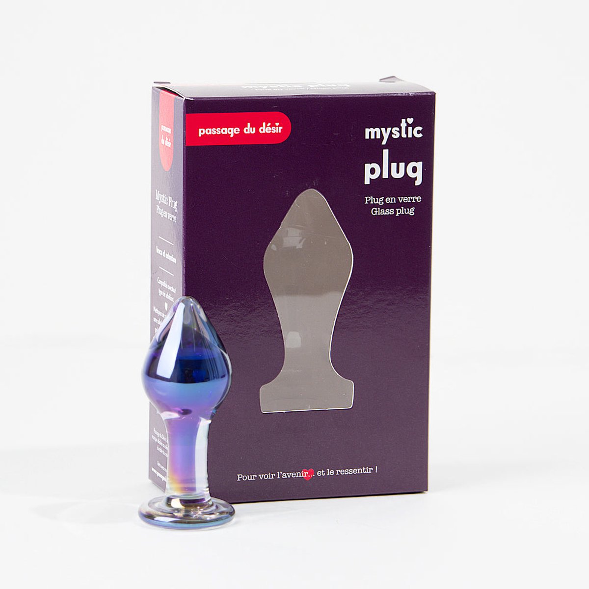 Plug Mystic in iriserend glas van Passage du Désir