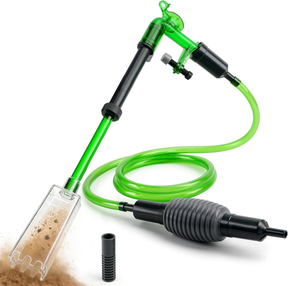VIN® Aquarium Stofzuiger - Bodemreiniger - Gravel Cleaner – Bodemzuiger - Aquariumstofzuiger - Aquarium Schoonmaakset - Aquarium Reiniging En Schoonmaken - Glasreiniger