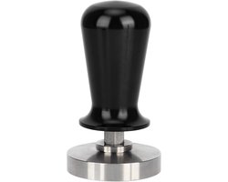 Koffiestamper - Espresso Pers - Gelijkmatige Druk - Ergonomische Greep - 575 mm Basis - Zwart