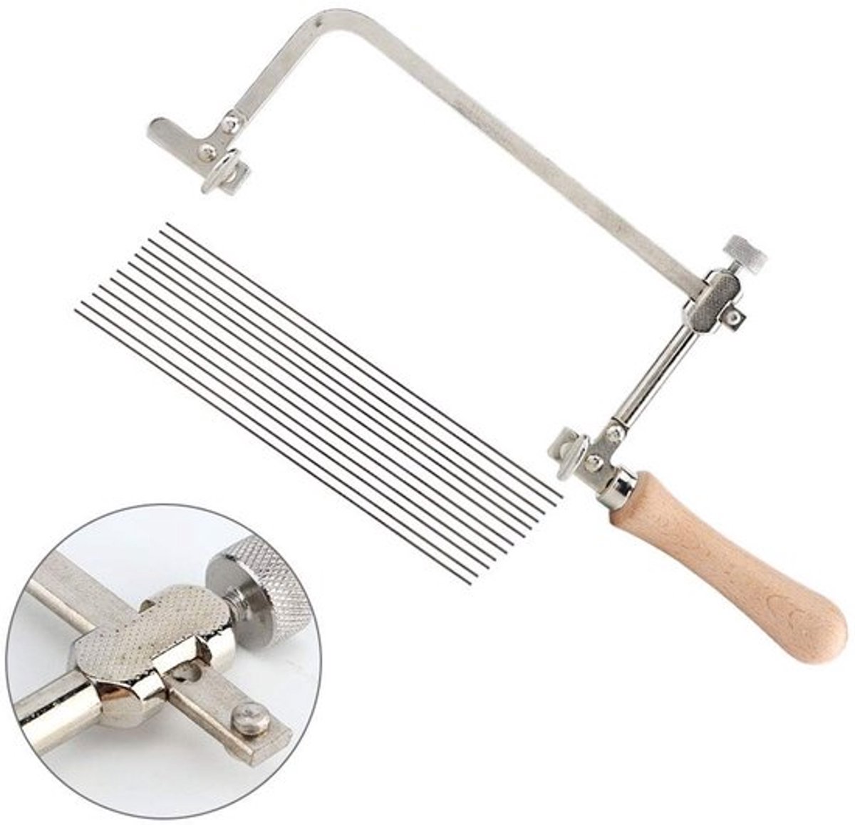 Store_9 - Frame Coping Saw - Houtbewerking Gereedschap - Houten Handvat - Snijden