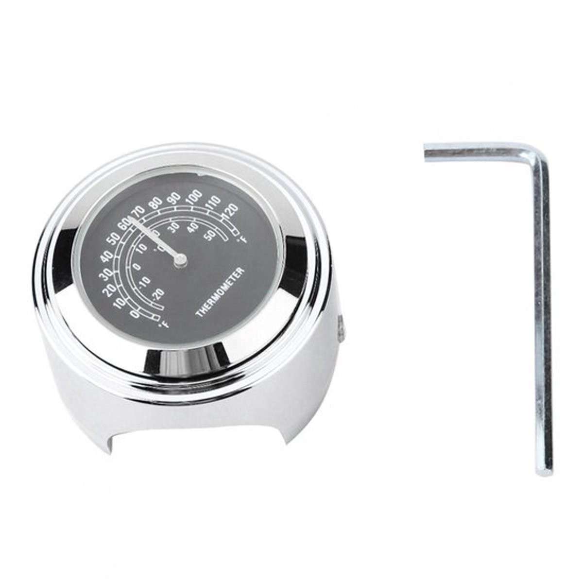 Vt products - Lenkerthermometer - Wasserdichte Stuur Thermometer - Zwart