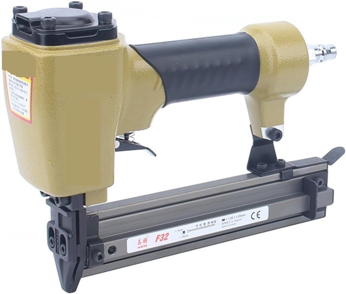 Pneumatische Tacker - Nietmachine Gereedschap - Decoratie en Reparatie - Lage Werkgeluiden - 10-32 mm Spijkerlengte - One Color