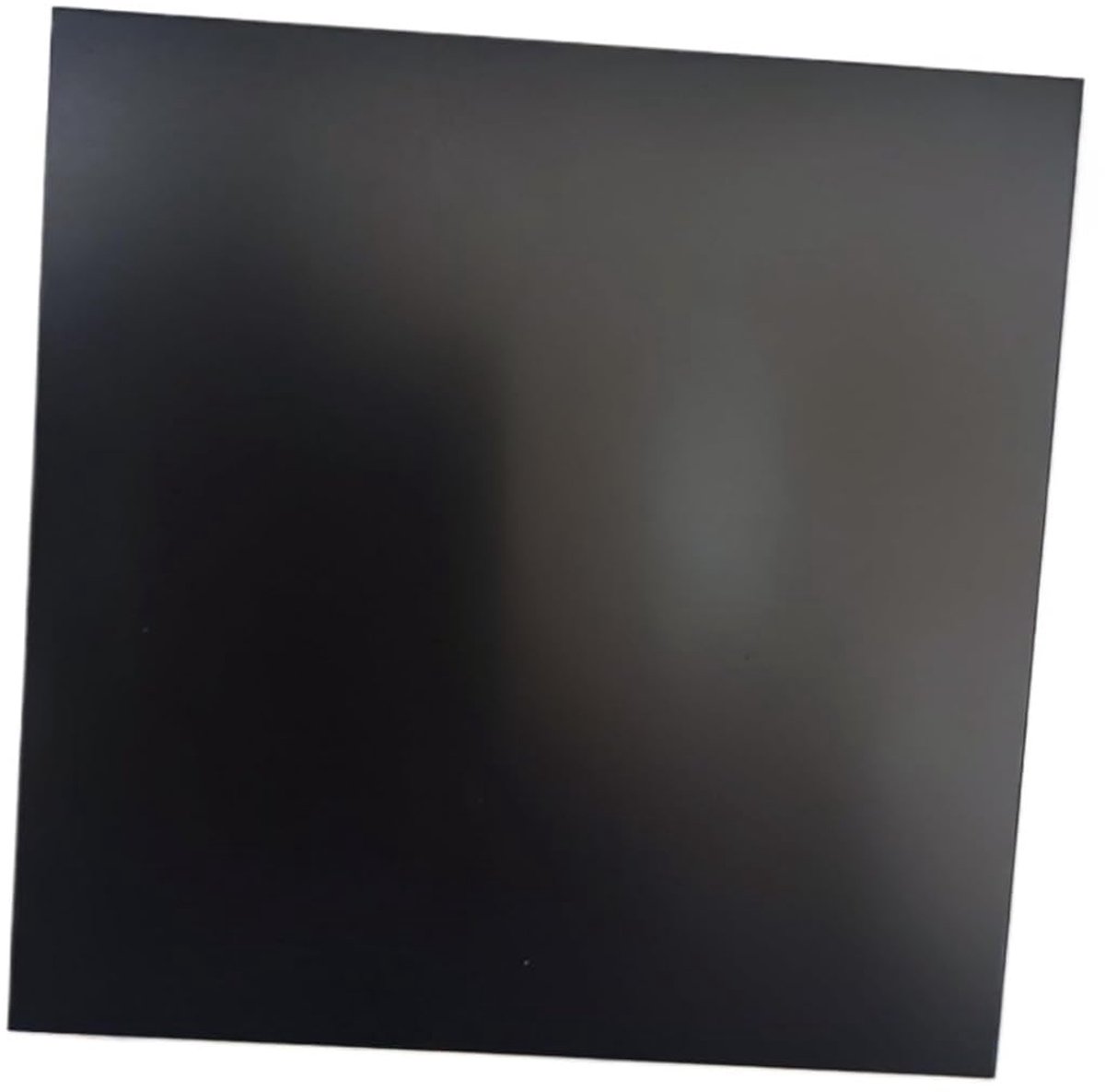 Aluminiumplaat - Geanodiseerd metaal - Naamplaatjes maken - Corrosiebestendig - 300x300x2mm - Zwart
