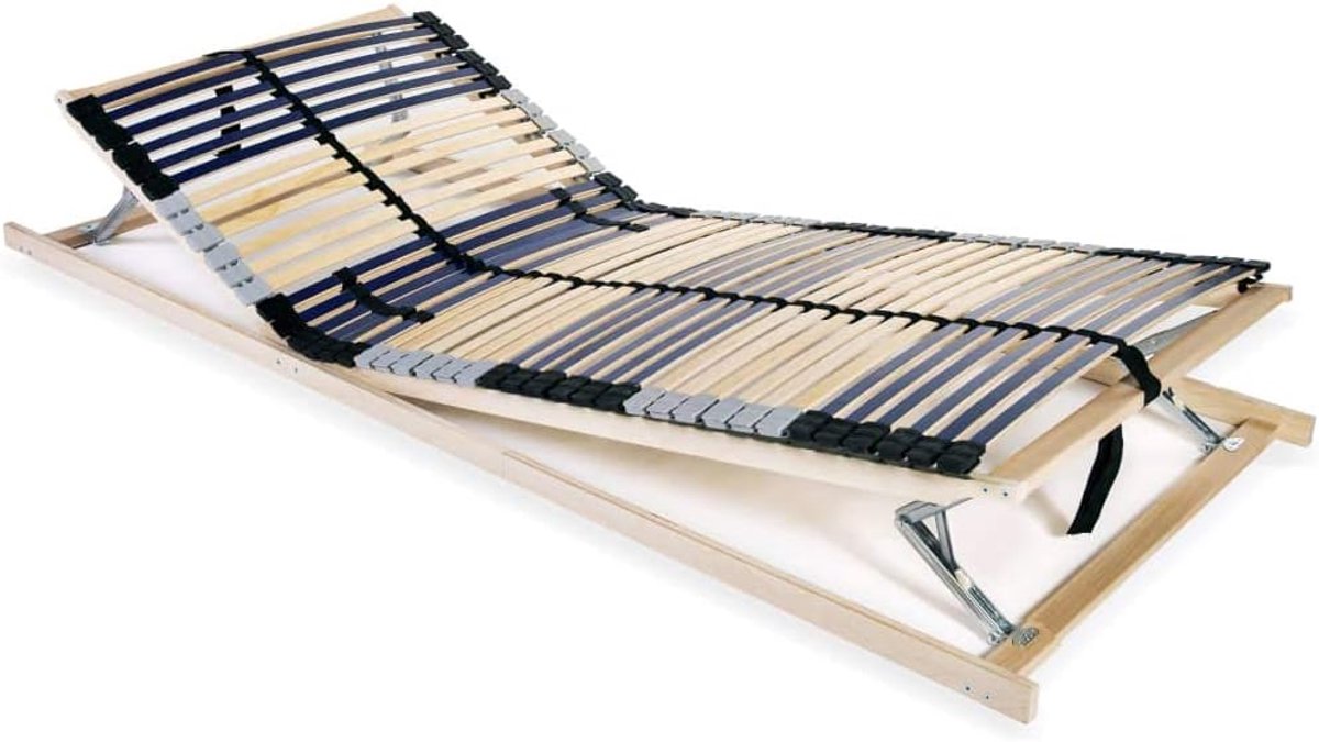 Bedframe Lattenbodem - Jeugdbed Opbergbed - Comfortabel Slapen - 7 Comfortzones - 70 x 200 cm - Meerkleurig
