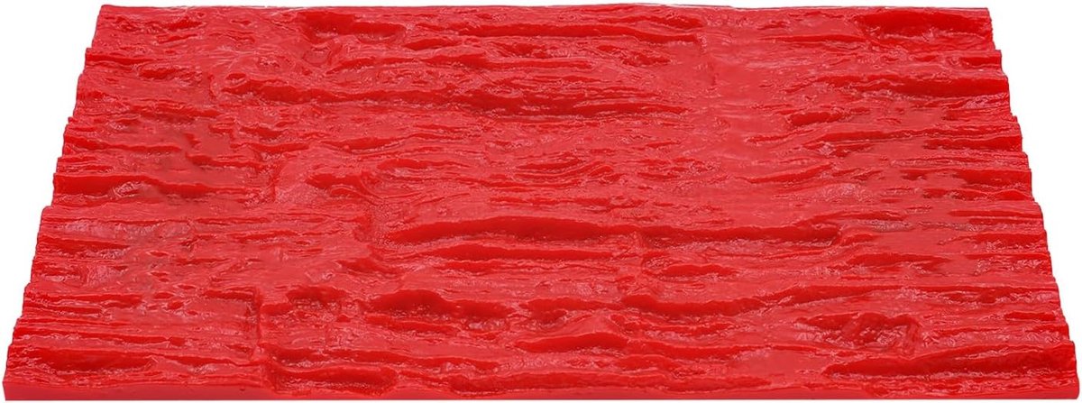 Betonstempelvorm - Betonmat steenstructuur - Terrassen maken - PU materiaal duurzaam - 715 cm - Rood