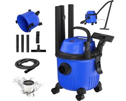 Multifunctionele Nat & Droog Stofzuiger 3-in-1 - Industriële Nat- en Droogstofzuiger Met Blaasfunctie, 360° Wielen en Lange Kabel - Krachtige Zuigkracht voor Binnen en Buiten Reiniging