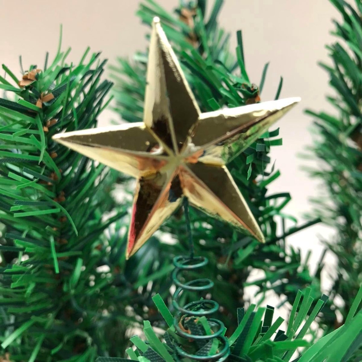 Ster Boom Topper - Kerstdecoratie - Kerstboom Versieren - Glitter Afwerking - 1 Inch - Goud