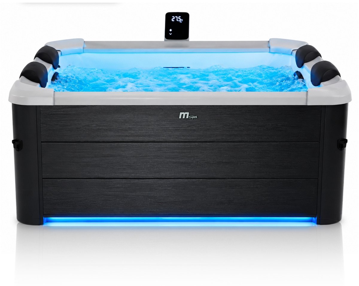 MSpa Oslo Frame Jacuzzi 6 Persoons - Zwembad Verlichting - Buitenbad - Hottub - Bubbelbad - Hottubs - Spa Accessoires - Jacuzzi