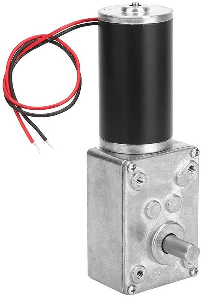 Solidchoice - Dailygoody DC 24V Turbo Wormwiel Motor - Omkeerbare Snelheid - 10 RPM