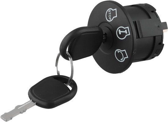 Schakelmechanisme Rijmaaier - Contactslot - Starten Stoppen - Inclusief Sleutel - 8 x 6 x 6 cm - Zilver — afbeelding 4