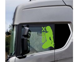 Truck Sticker - Voertuig Decal - Voertuig Decoratie - Waterdicht Weerbestendig - 1 Stuk - Neon Groen