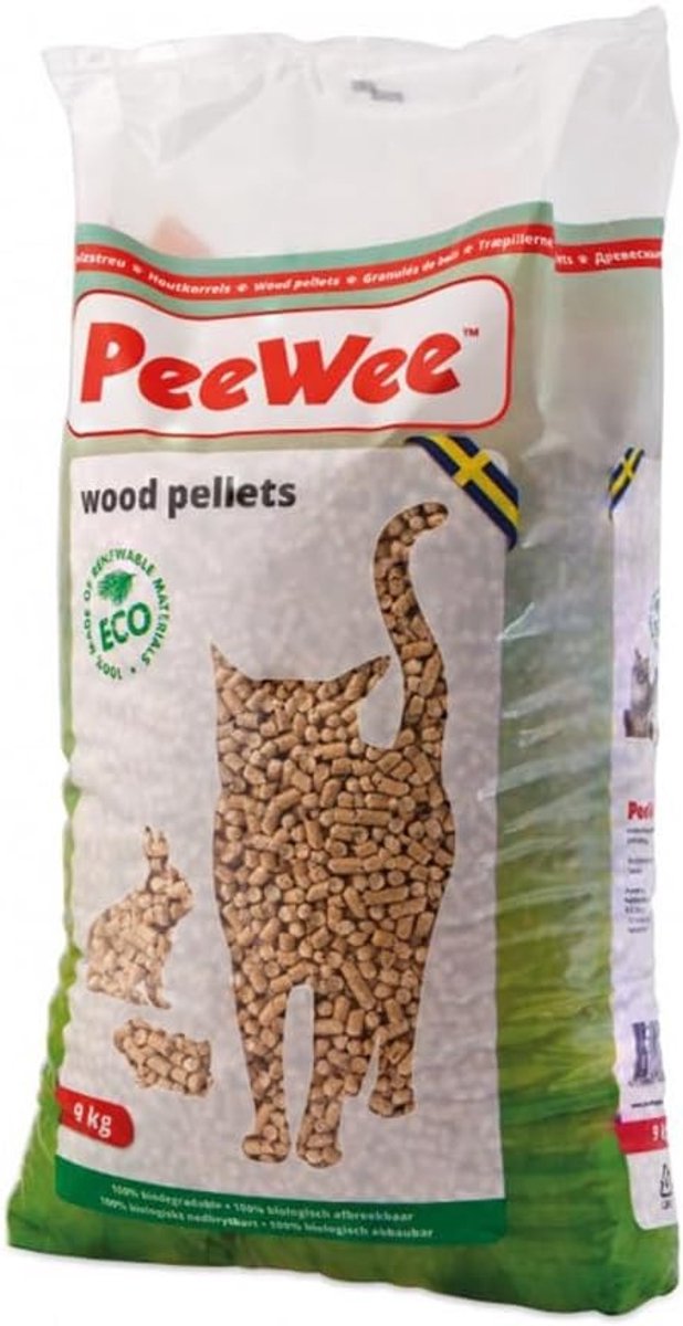 Kattenstrooisel - Natuurlijk en Biologisch Afbreekbaar - Zeer Absorberend - Ammoniak Neutraliserend - Voor Kattenliefhebbers