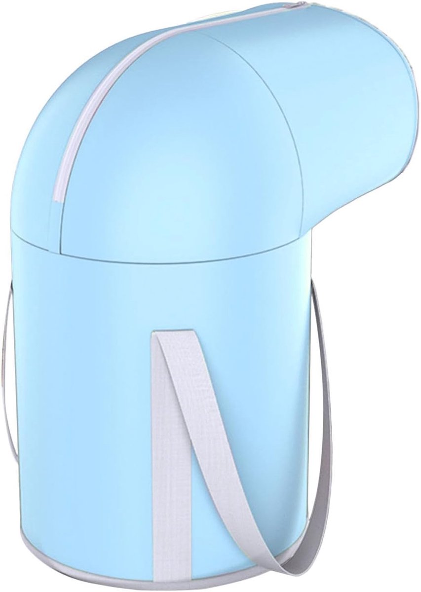 Opvouwbaar Voetenbad - Voet Spa Emmer - Voeten Ontspannen - Naadloos Ontwerp - 72 x 33 cm - Blauw