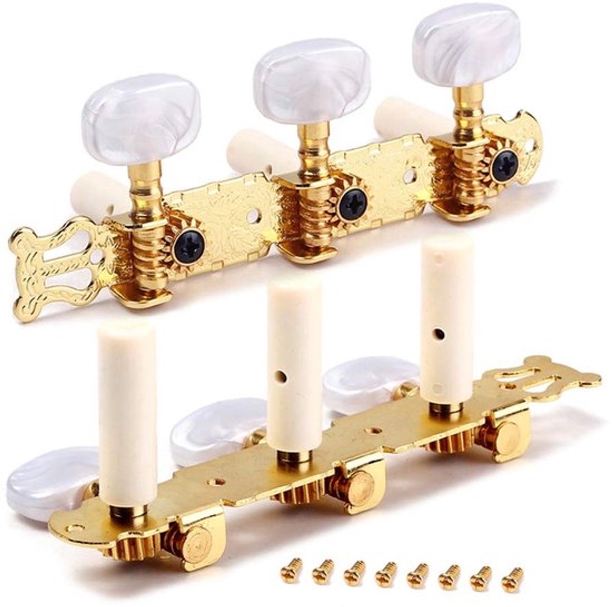 SolidChoice - Gitaar Stemapparaten - Klassieke Gitaar Stemknoppen - 2 Stuks