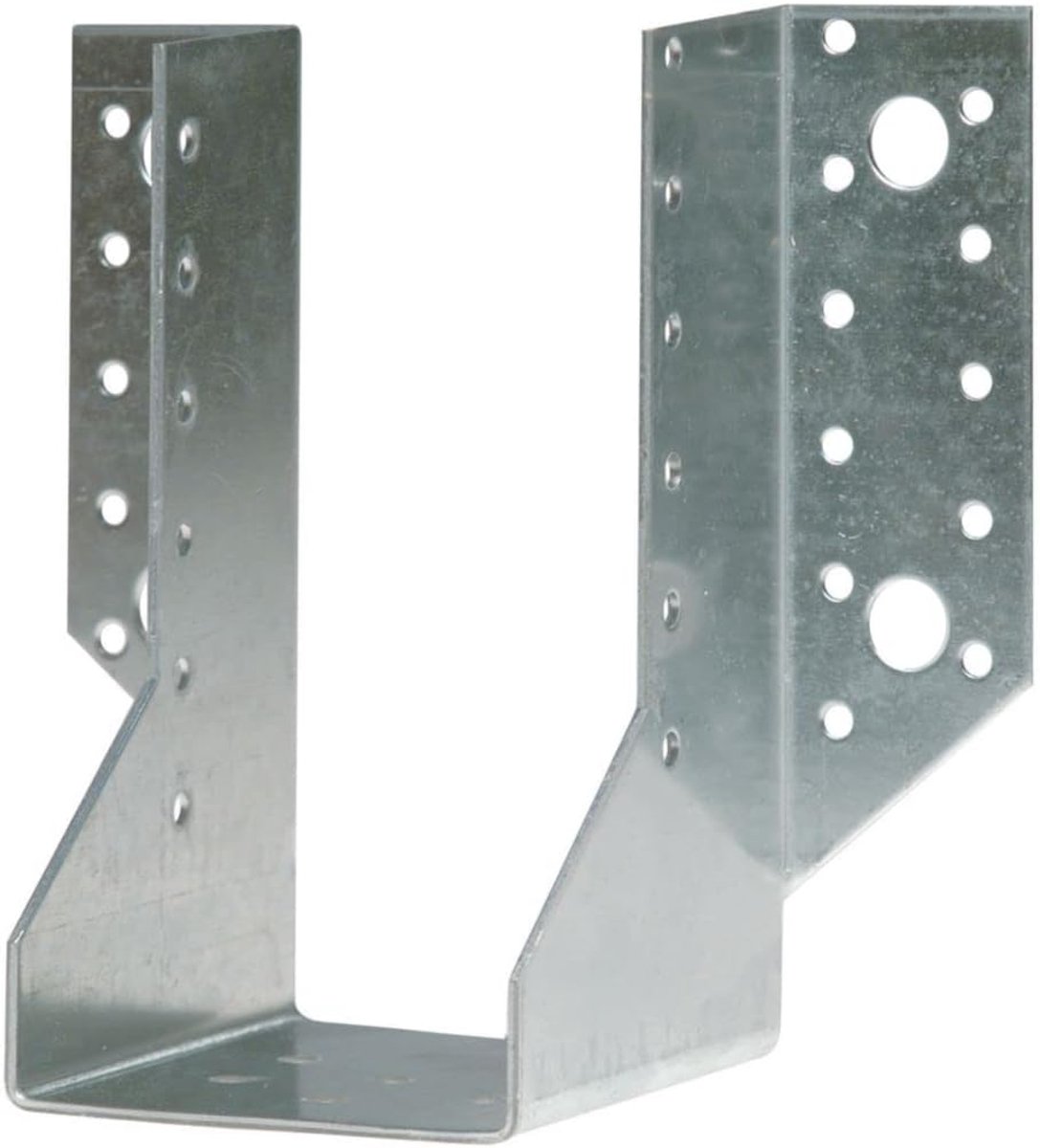 Verstevigingsbeugel - Balkschoen - Houtverbindingen Maken - Gegalvaniseerd Staal - 76x152mm - Zilver