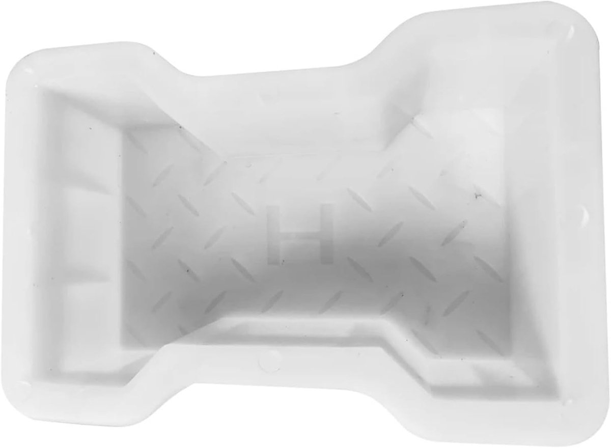 Betonmal Pad - Tuinsteen Vorm - Tuinpad Maken - Herbruikbaar Plastic - 22x13.5x8 cm - Zwart