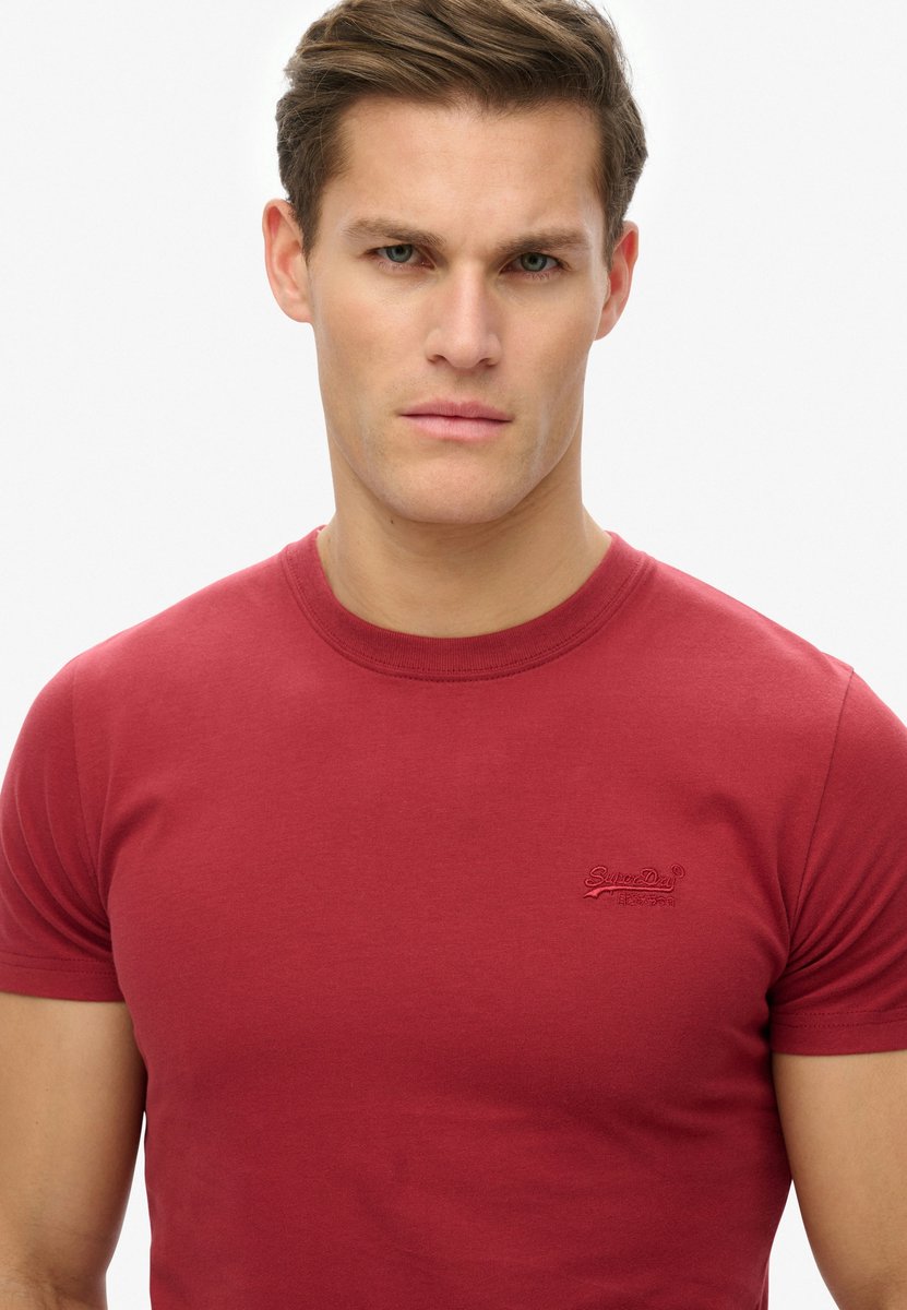 Superdry Essential Logo T-shirt Heren T-shirts Rood