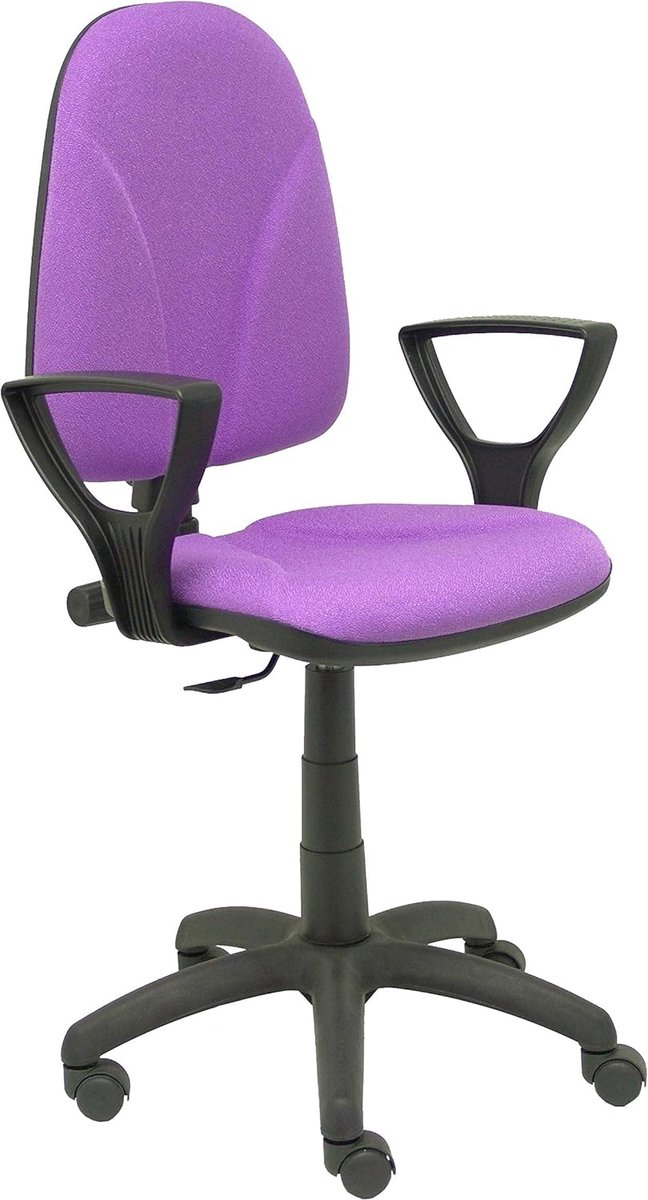 Kantoorstoel Ergonomisch - Werkstoel Comfort - Thuiswerken Kantoor - Verstelbaar Rugleuning - 98-112 cm Hoog - Lila