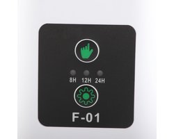 Aquarium Voeder - Visvoer Automaat - Automatisch Voeren - Ingebouwde Dry Box - 22 x 10 x 10 cm - Zwart