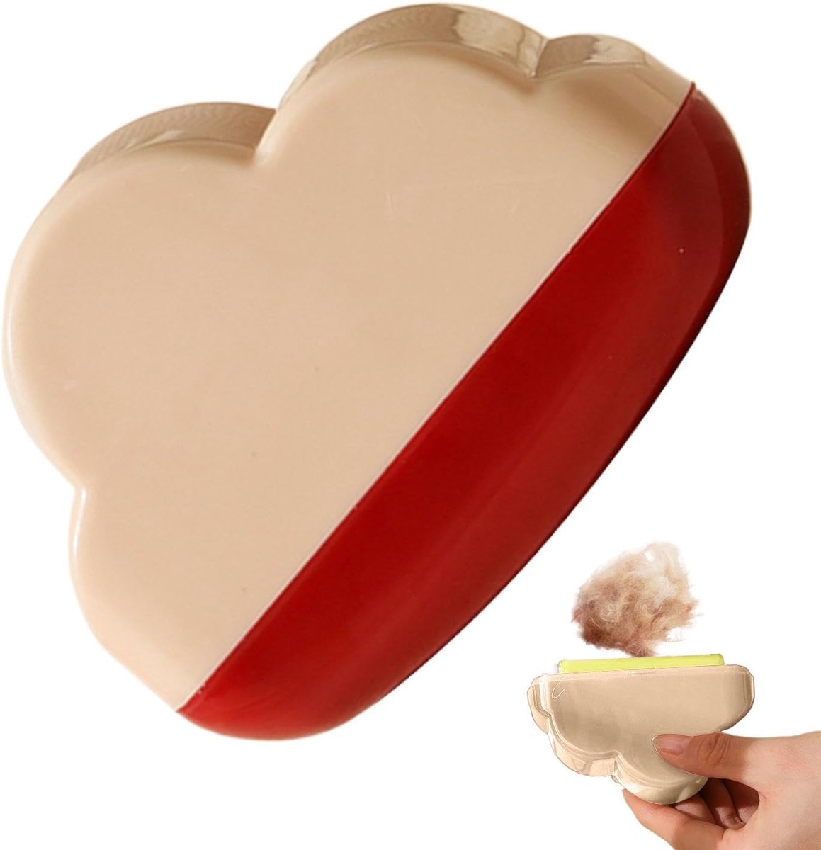 Pluisroller Herbruikbaar - Kledingborstel - Kleding Reinigen - Wasbaar Ontwerp - 10 cm - Wit
