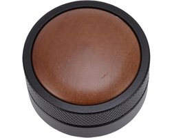 Koffie Tamper - Espresso Pers - Consistente Espresso - Verzwaarde Basis - 51MM - Walnoot