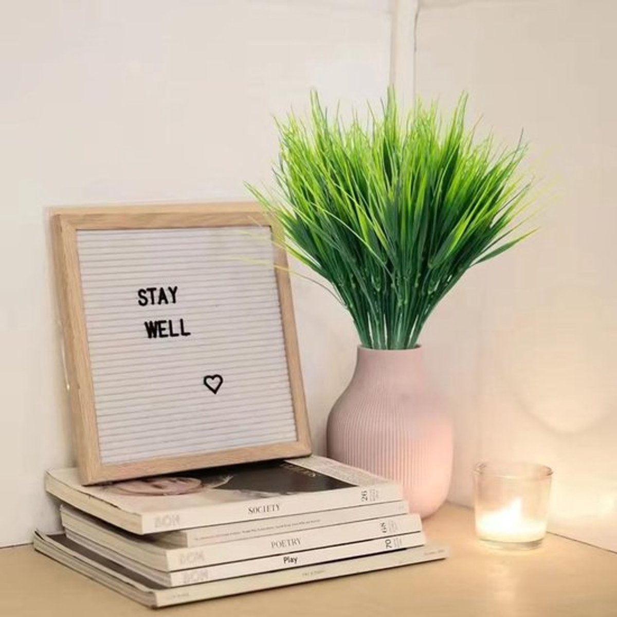 Kunstig gras planten set - decoratief - dailygoods